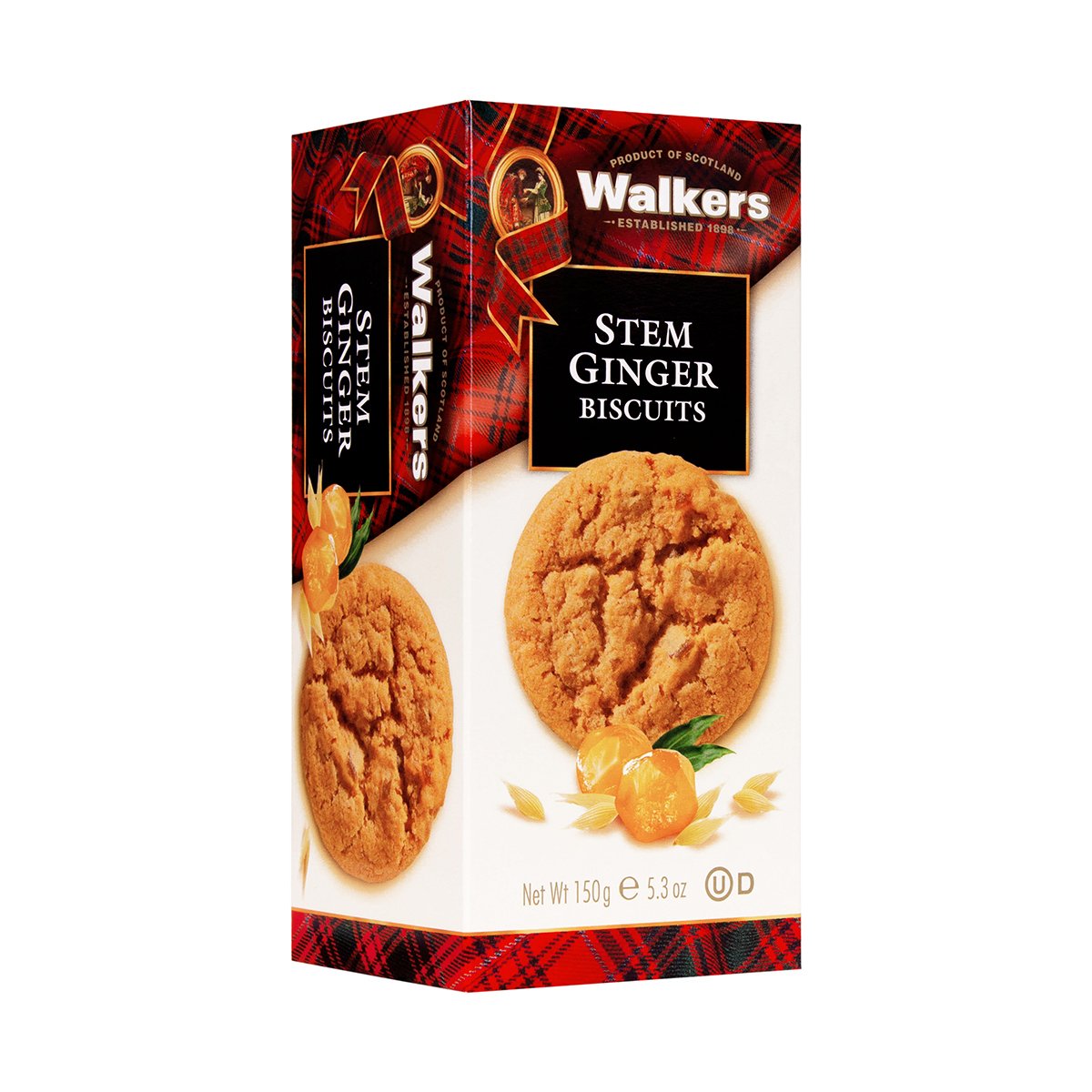 Walkers Stem Ginger Biscuits 150 g