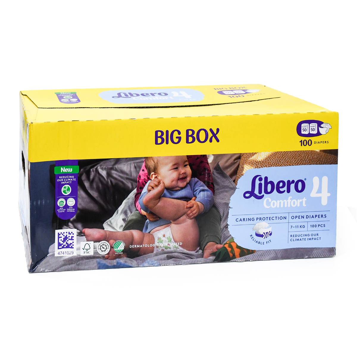 Libero Diaper Comfort Size 4 7-11 kg 2 x 50 pcs