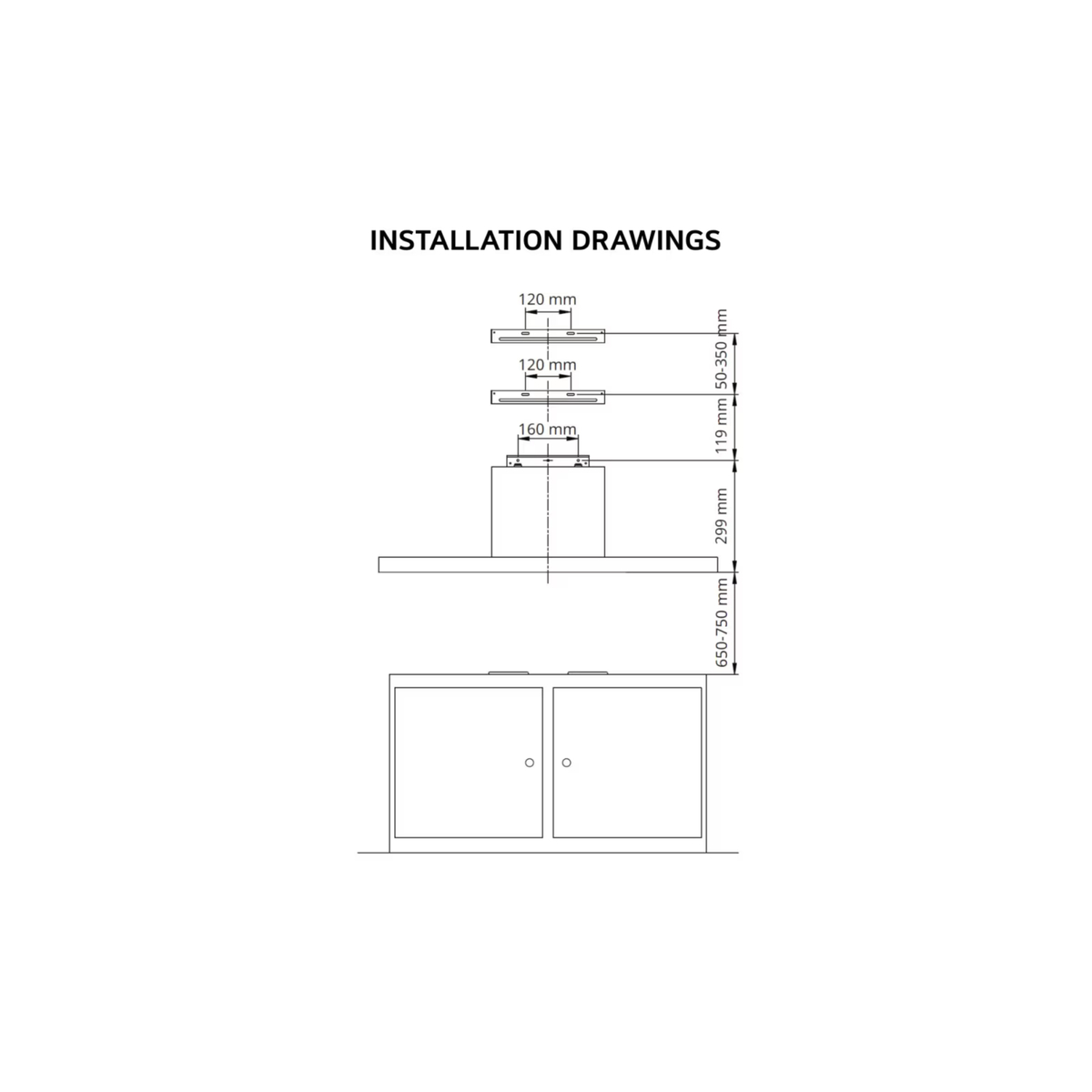 LG Built-in Cooker Hood with Powerful Suction HC7Z2425S 60cm