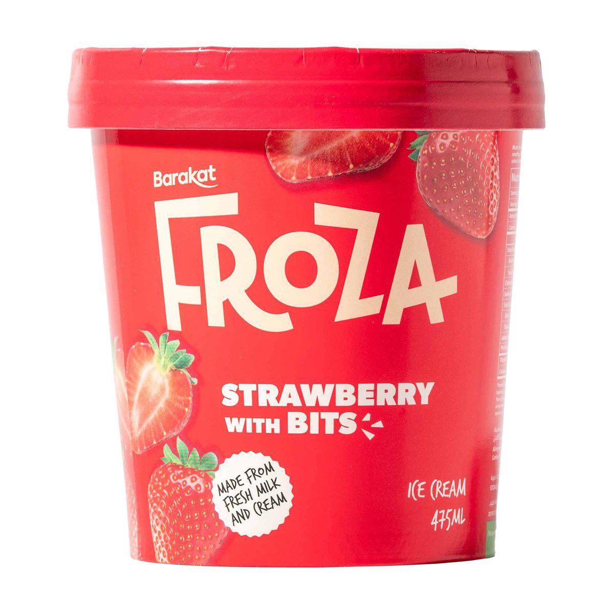 Barakat Froza Strawberry with Bits Ice Cream 475 ml