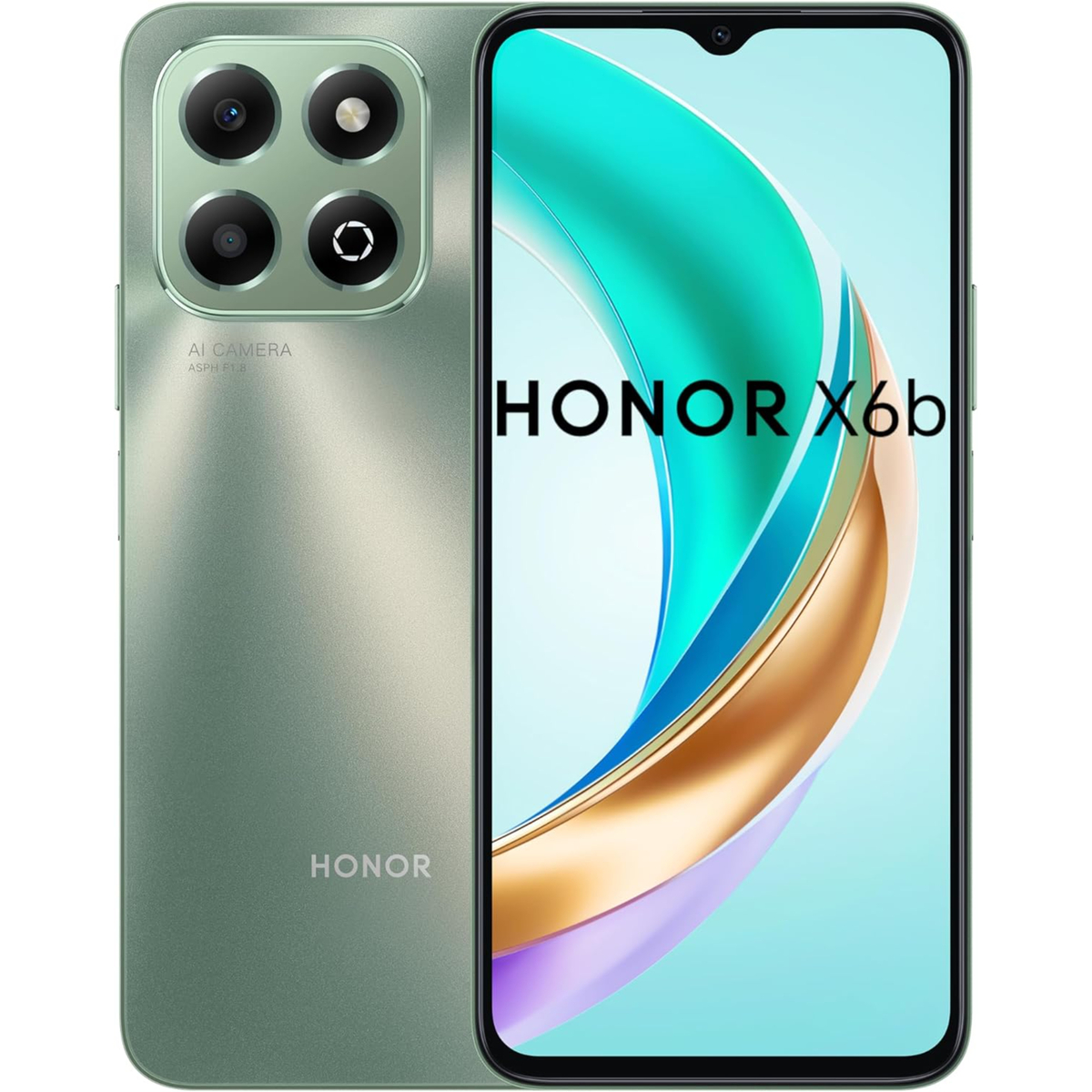 Honor X6B 4G Smartphone 6GB,128GB,Forrest Green