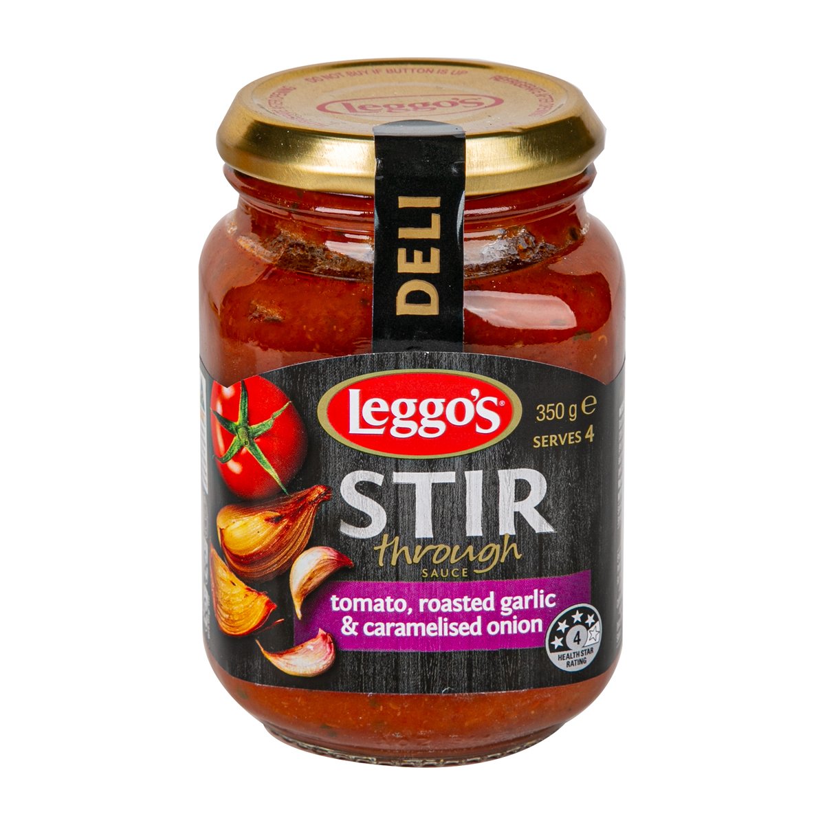 Leggo's Tomato, Roasted Garlic & Caramelised Onion Stir Through Sauce 350 g