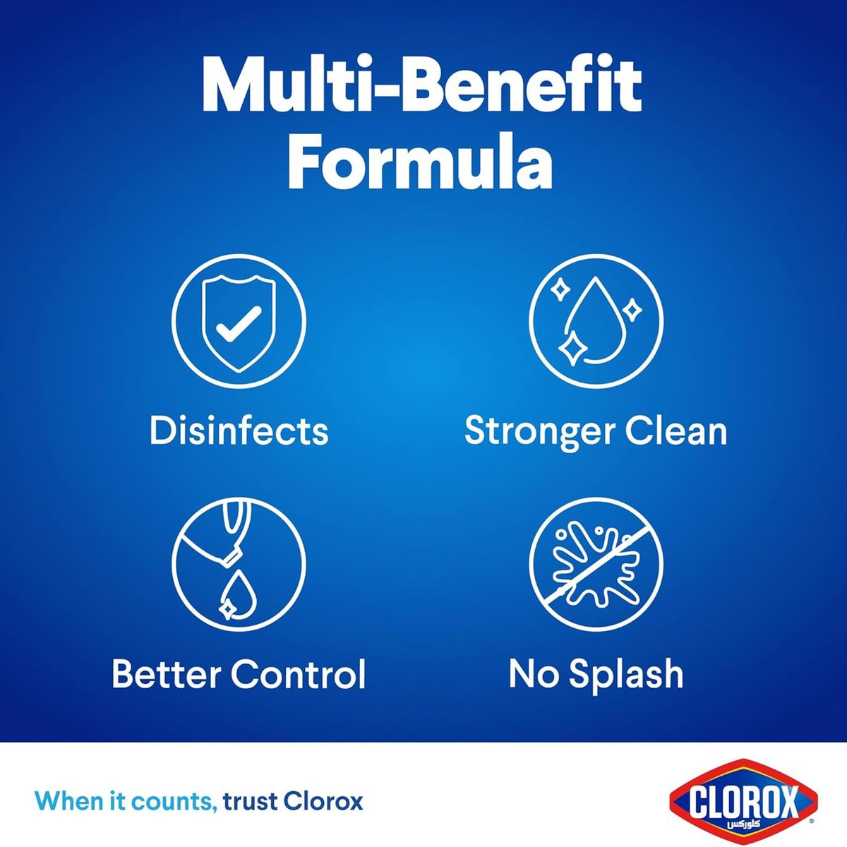 Clorox Platinum Bleach Original 2 x 1.89 Litres