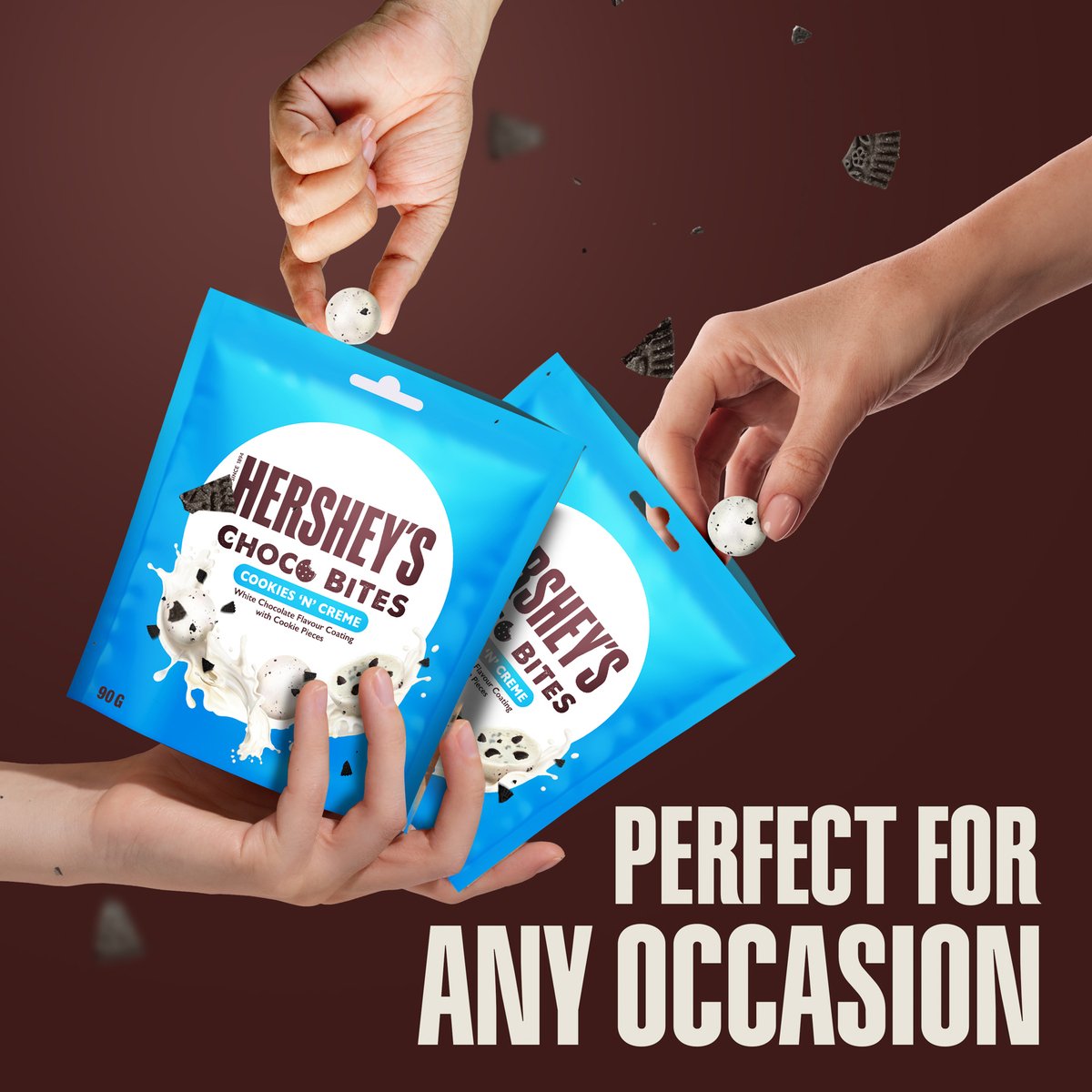 Hershey's Cookies N Creme Choco Bites 90 g