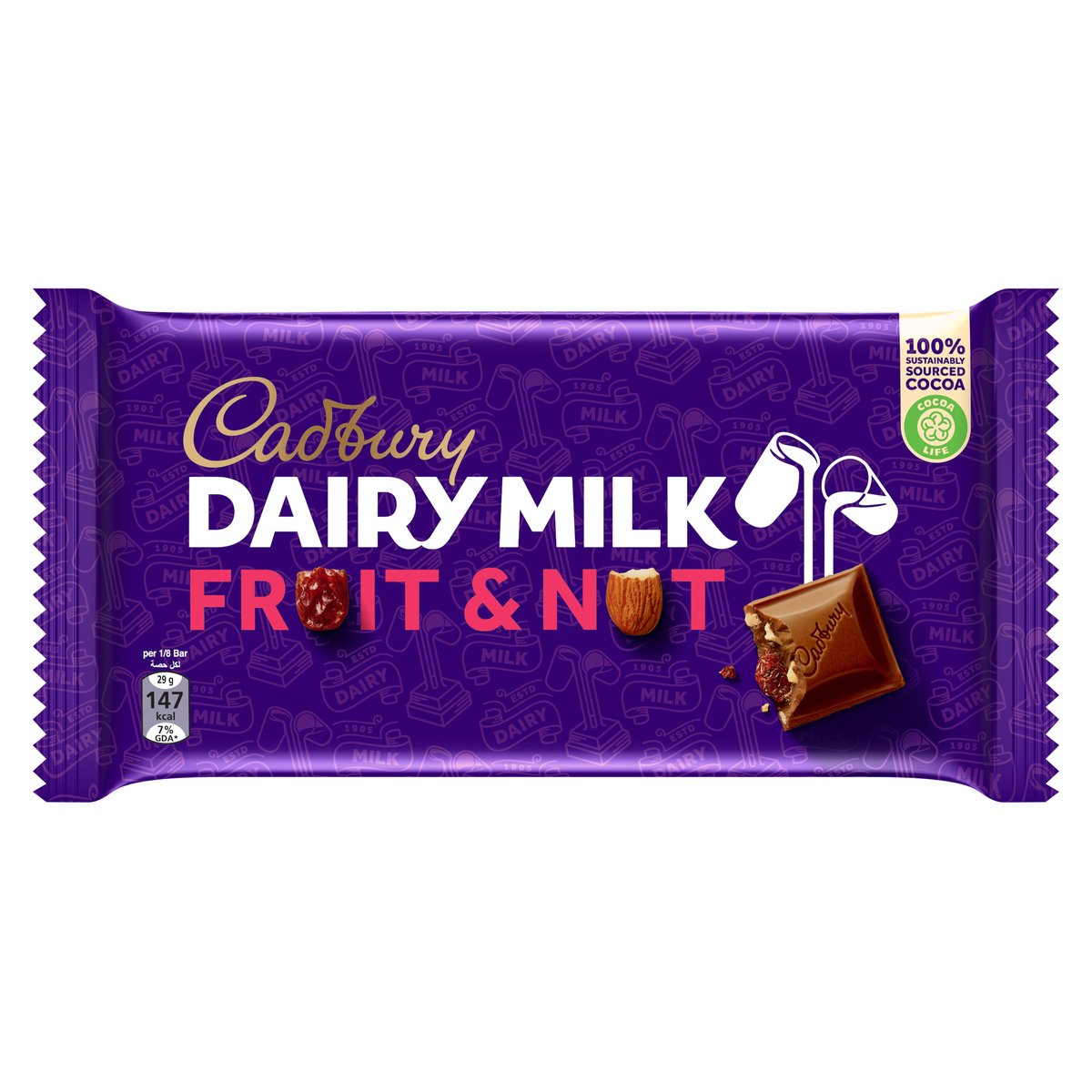 Cadbury Dairy Milk Fruit & Nut Bars 230 g