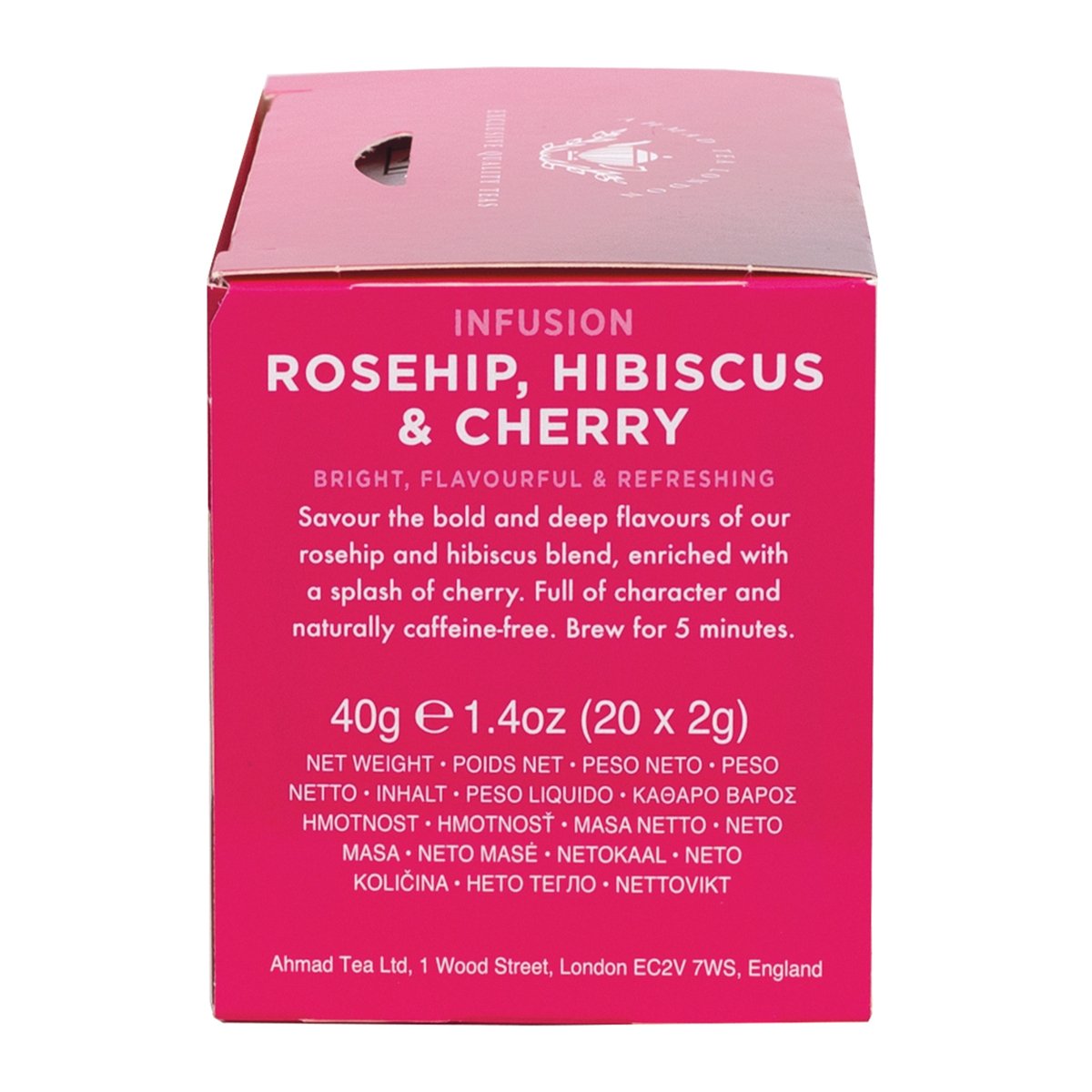 Ahmad Tea Rosehip Hibscus & Cherry Tea 20 Teabags