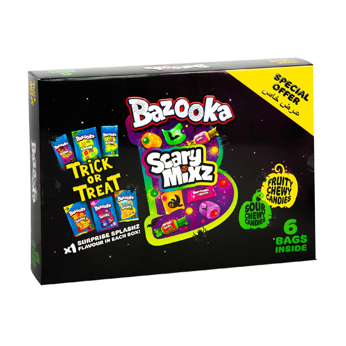 Bazooka Scary Mix 2 x 120 g + 2 x 40 g