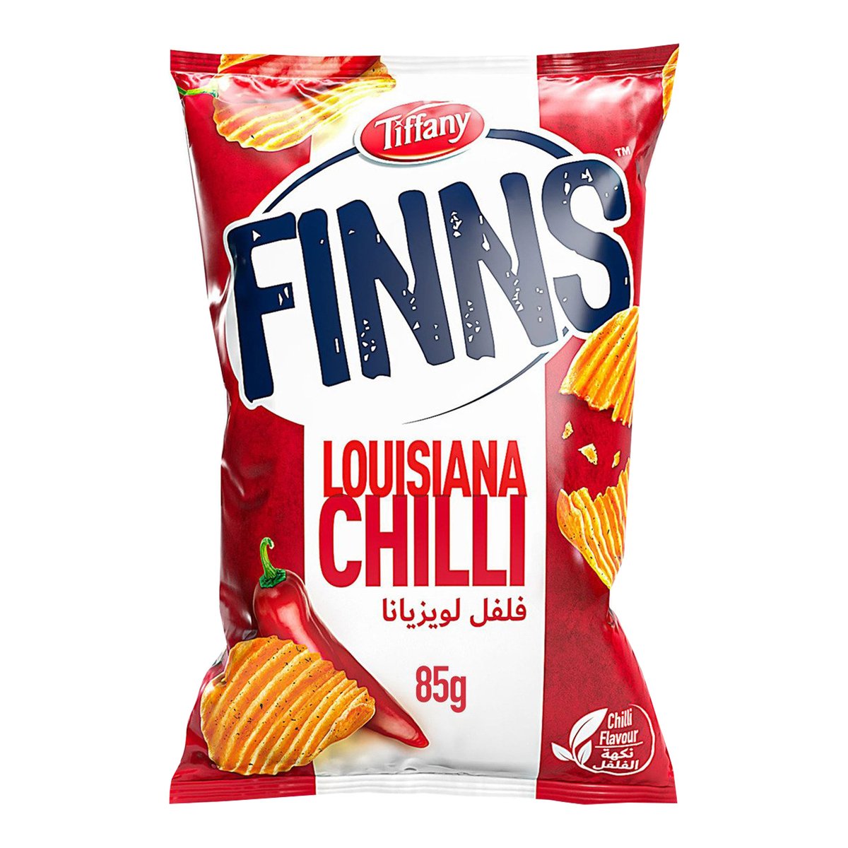 Tiffany Finns Potato Chips Louisiana Chilli Value Pack 3 x 85 g