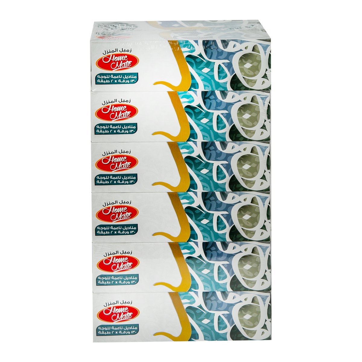 Home Mate Facial Tissue 2ply 130 Sheets 4+2