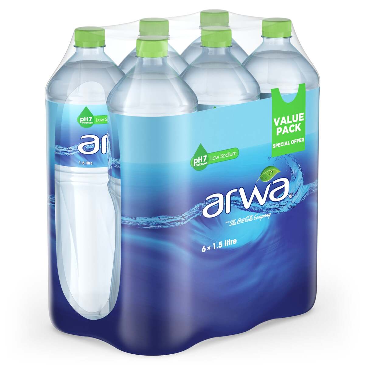 Arwa Drinking Water 6 x 1.5 Litres