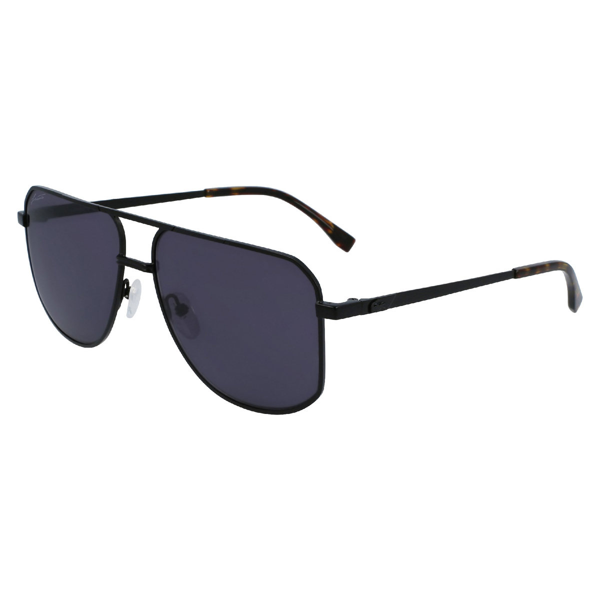 Lacoste Unisex Sunglass L249SE002 Modified Rectangle Matte Black