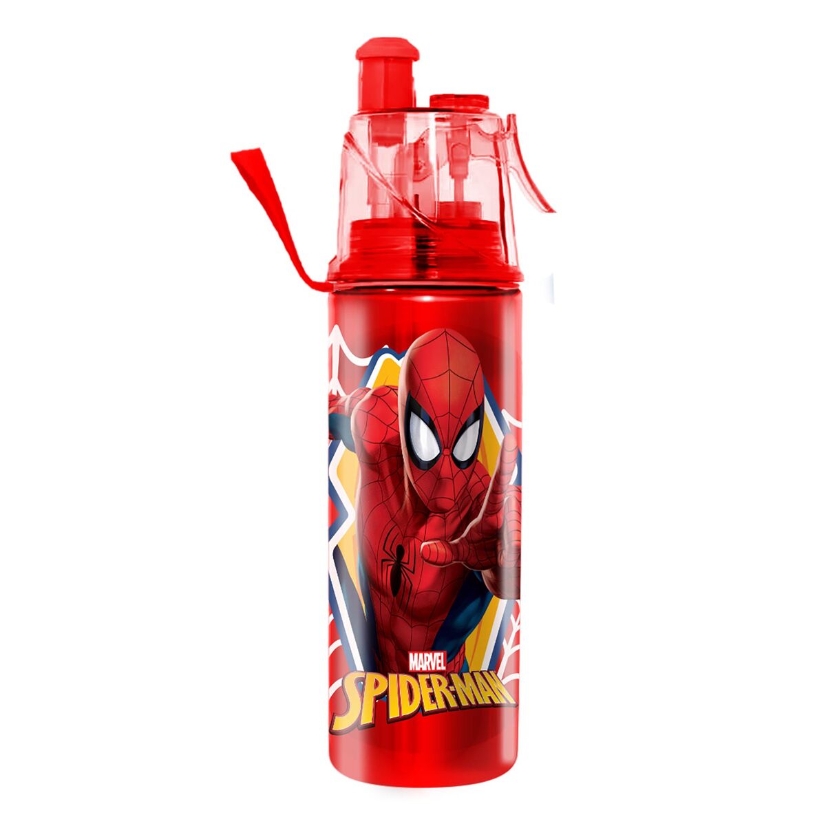 Spider Man Transparent Water Bottle 600ml