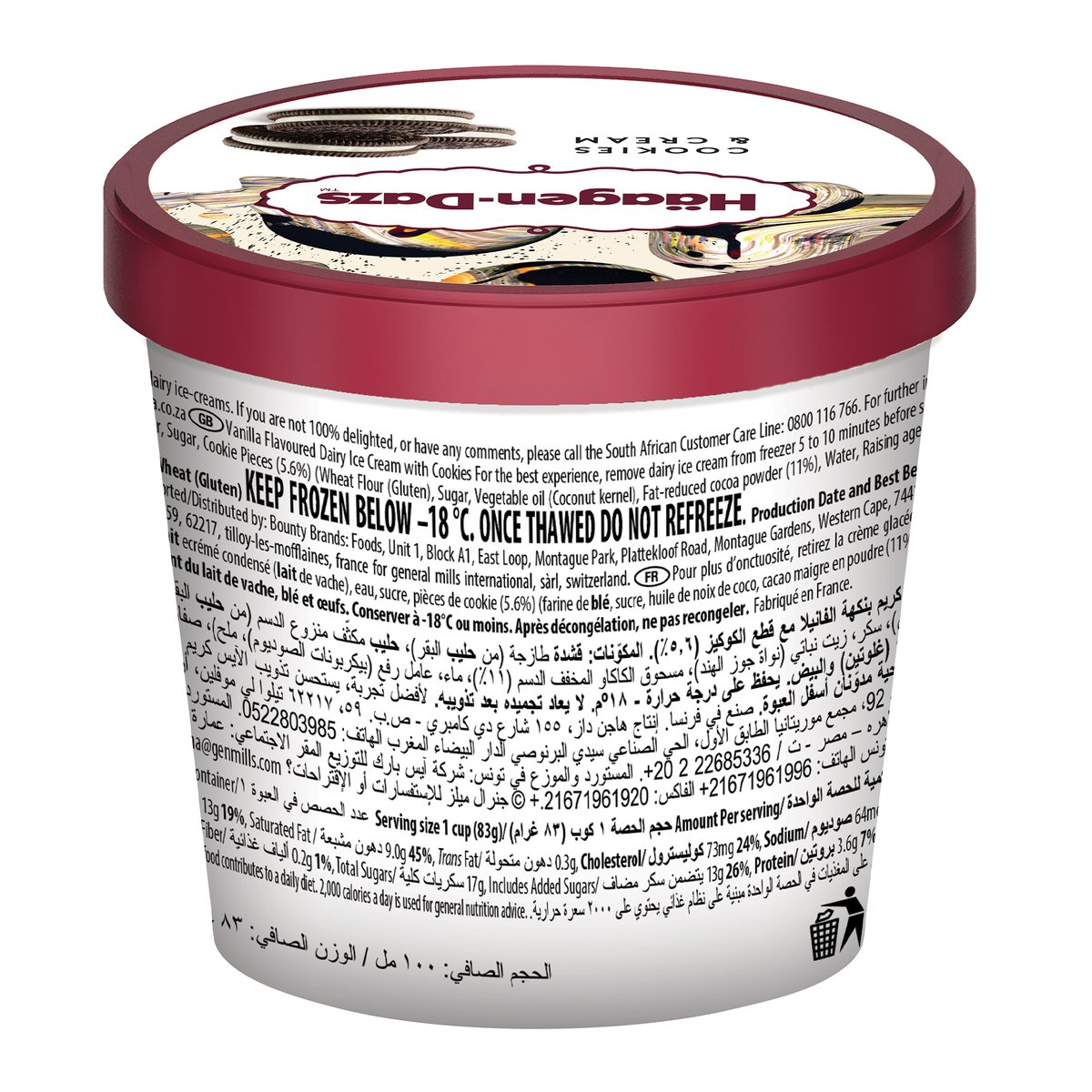 Haagen-Dazs Cookies & Cream Ice Cream 100 ml