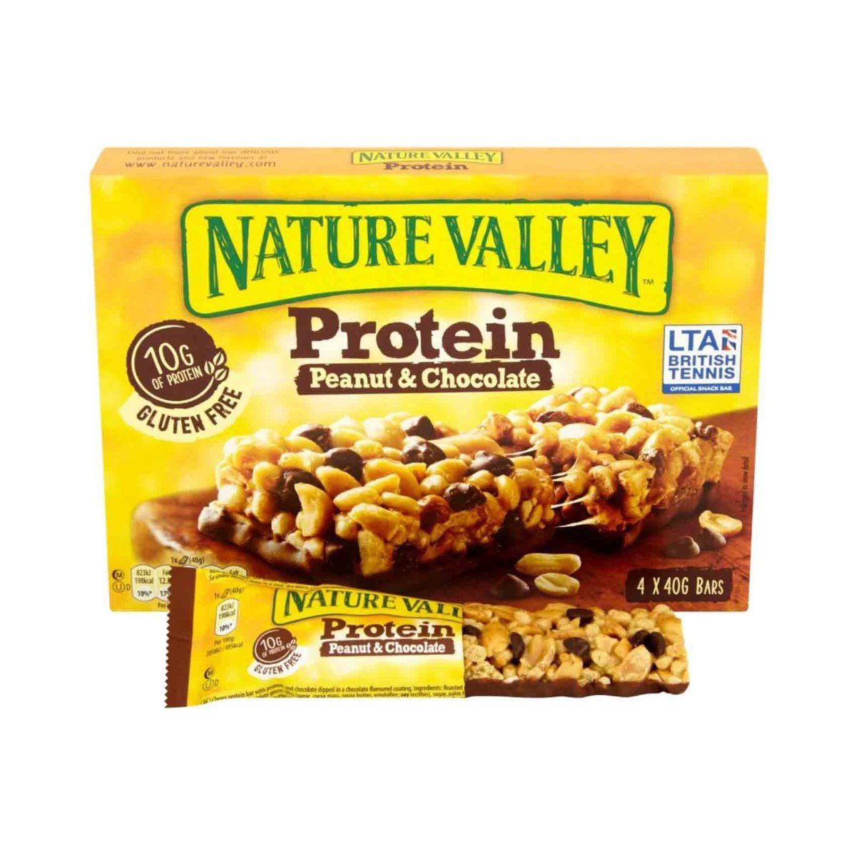 Nature Valley Peanut & Chocolate Protein Bar 4 x 40 g