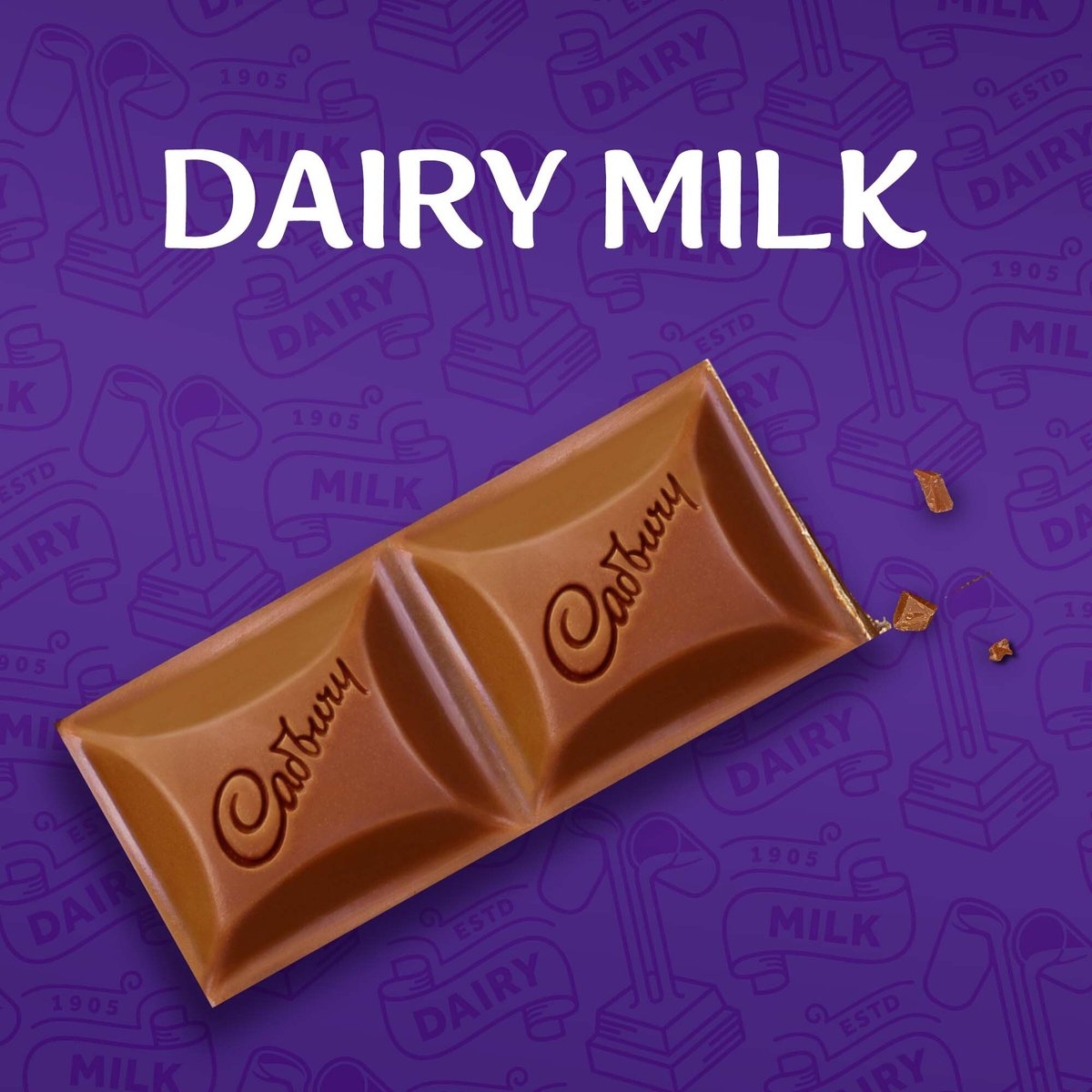 Cadbury Dairy Milk Plain Bars Chocolate 230 g