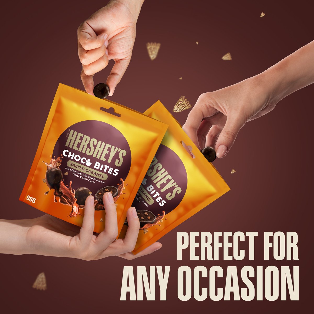 Hershey's Salted Caramel Choco Bites 81 g