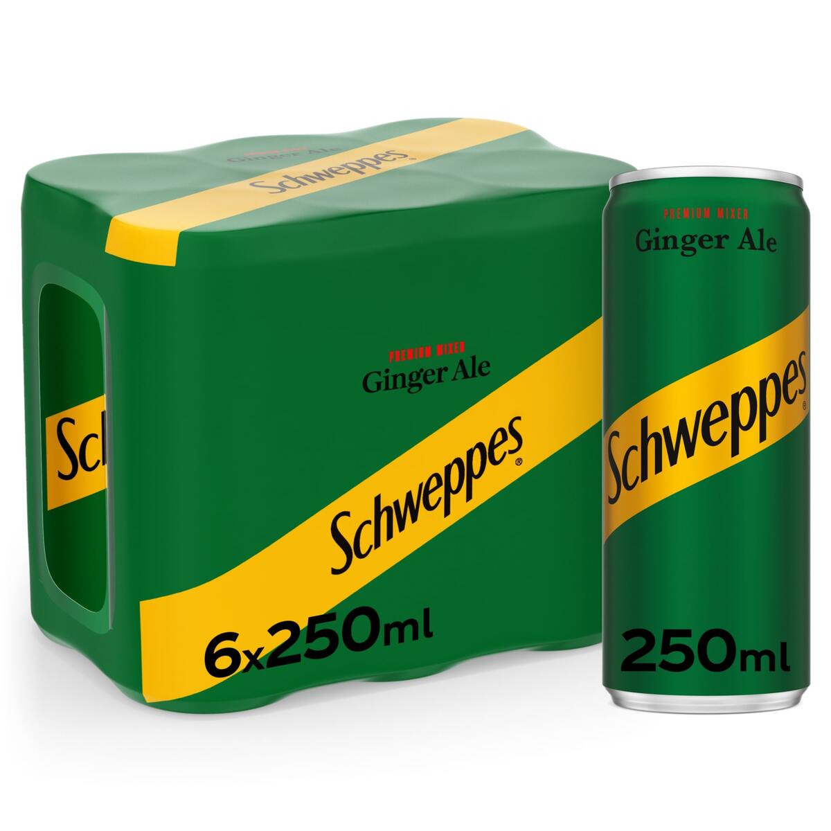 Schweppes Premium Mixer Ginger Ale 250 ml