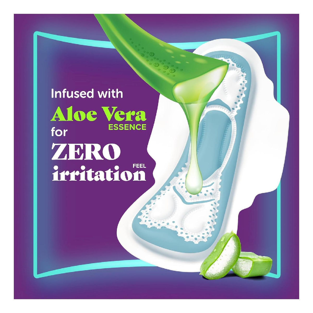 Always Aloe Cool Maxi Thick Sanitary Pads With Aloe Vera Essence XL for Heavy Days 24 pcs