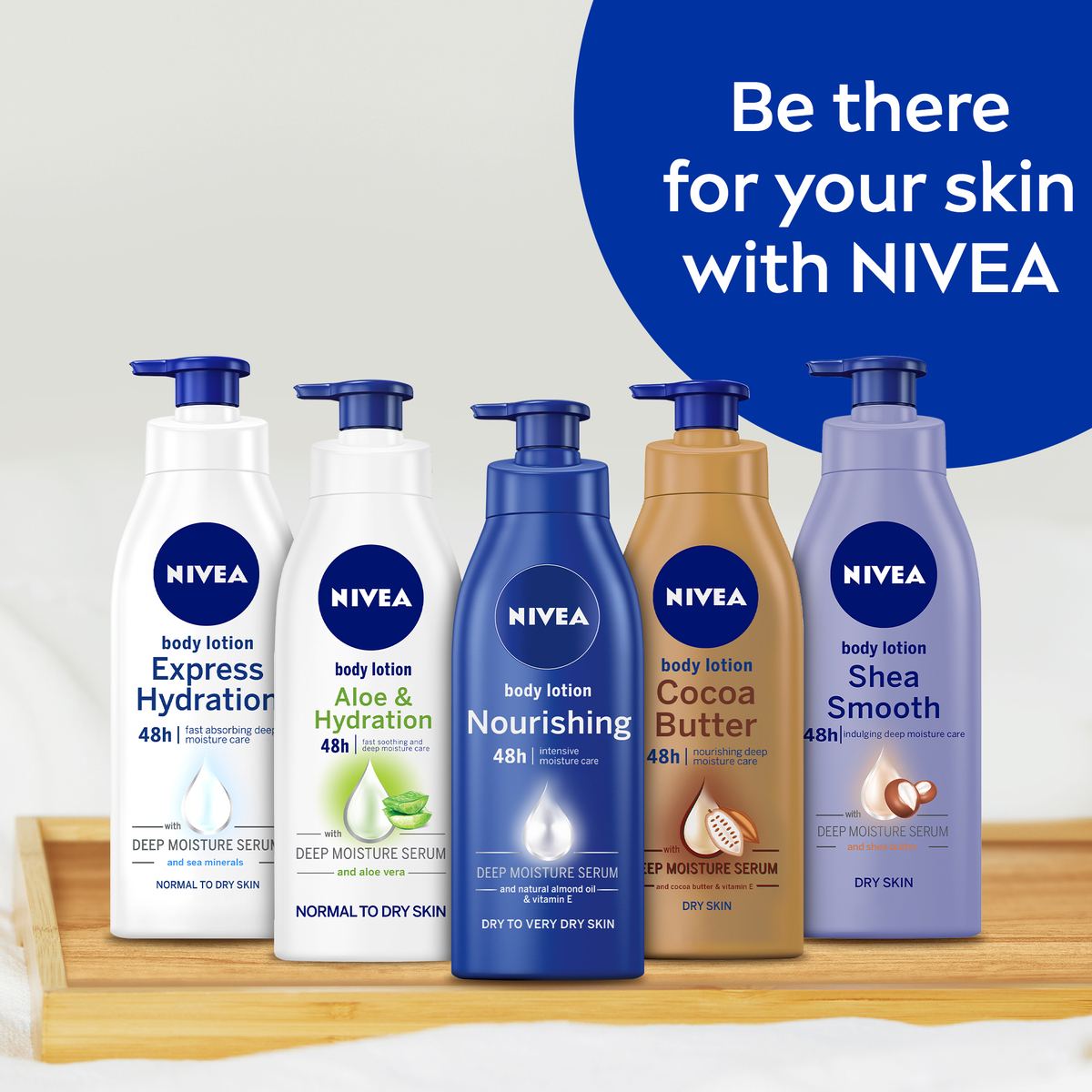 Nivea Body Lotion Aloe & Hydration Normal & Dry Skin 250 ml