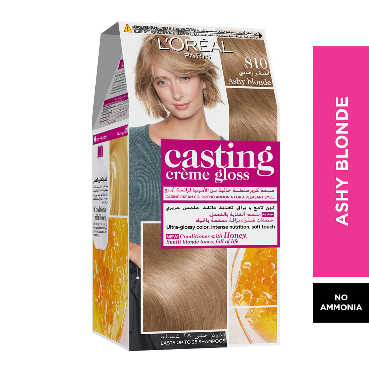 L'Oreal Paris Casting Creme Gloss 810 Ashy Blonde 810 1 pkt