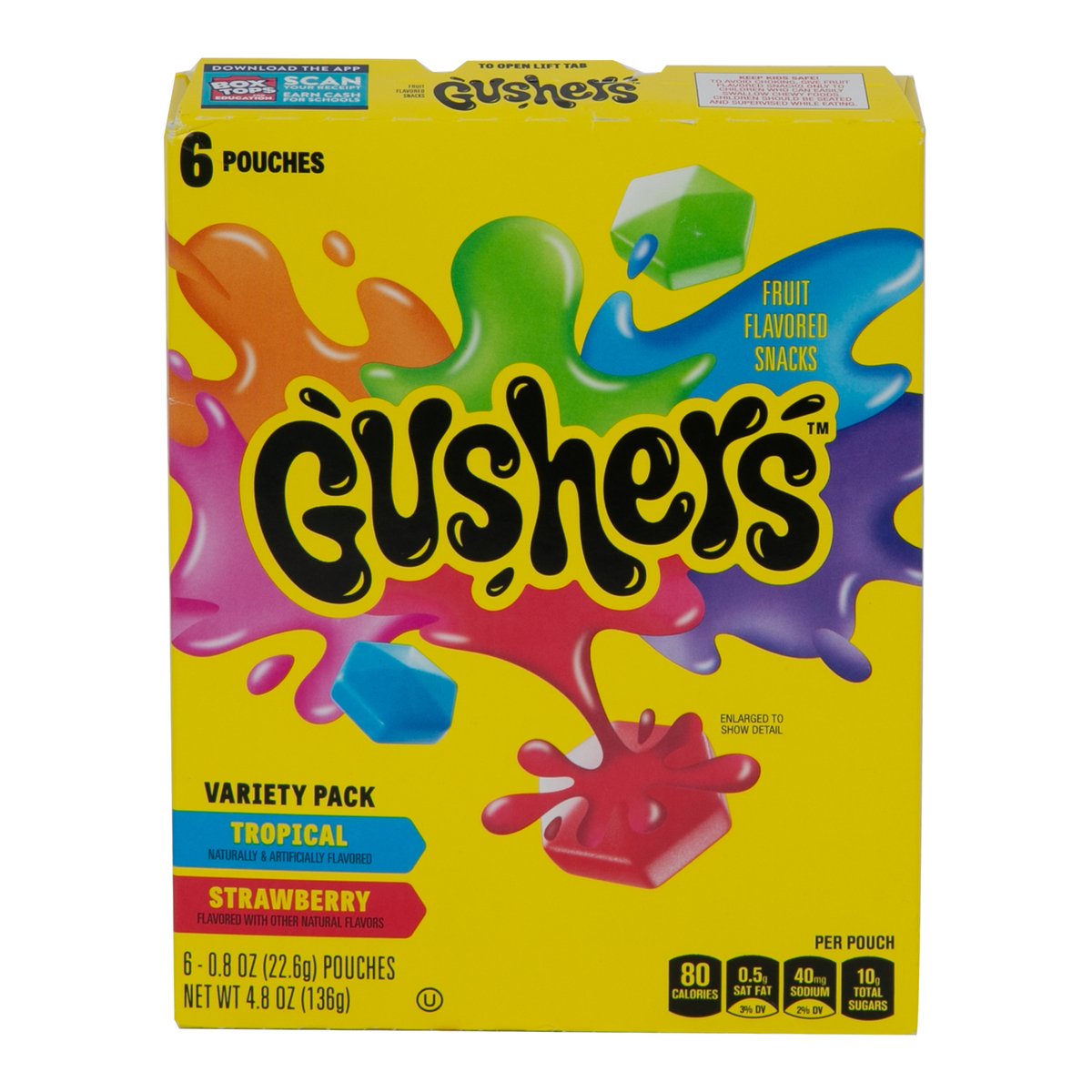 Betty Crocker Fruit Gusher Tropical 136 g