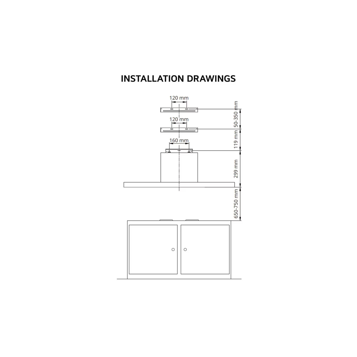 LG Built-in Cooker Hood with Easy Touch Control HC7Z3625S 90cm