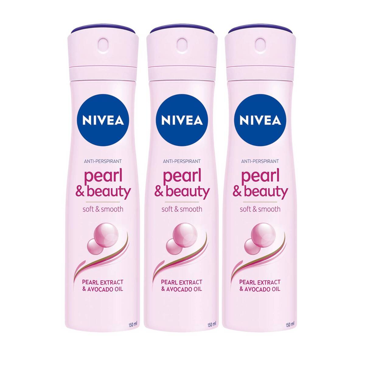 Nivea Anti-Perspirant Spray for Women Assorted 3 x 150 ml