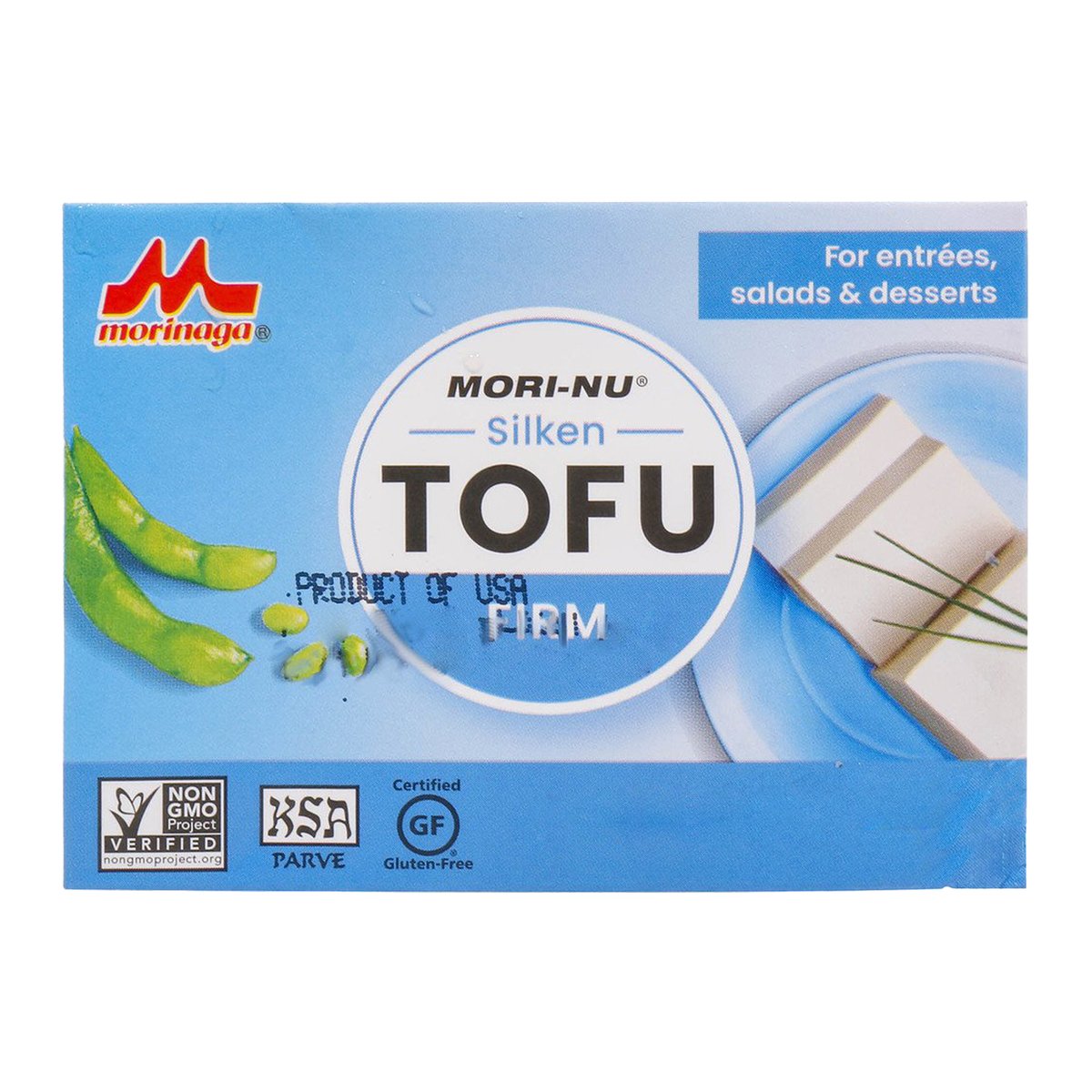 Mori Nu Silken Tofu Blue Firm 307 g