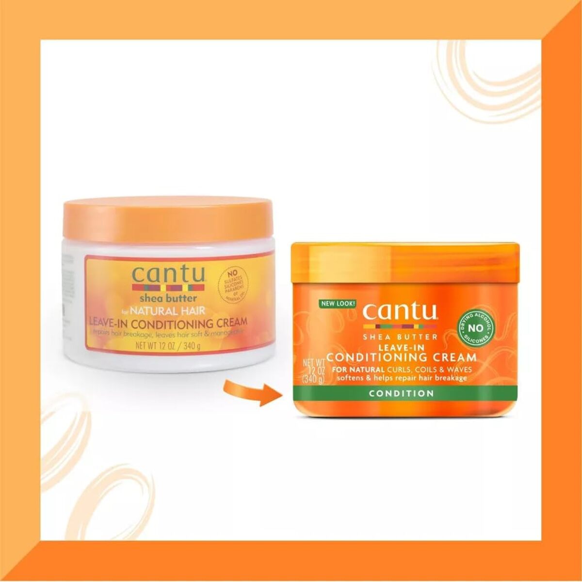 Cantu Natural Leave-In Shea Butter Conditioning Cream 340 g