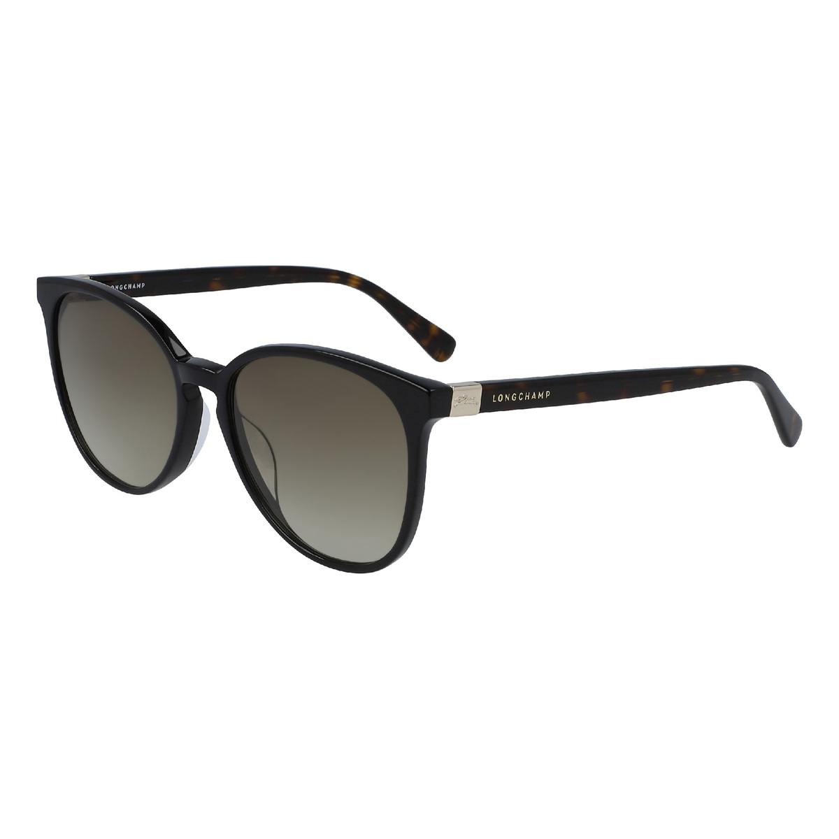 Longchamp Women's Sunglass LO647S Modified Rectangle Dark Havana