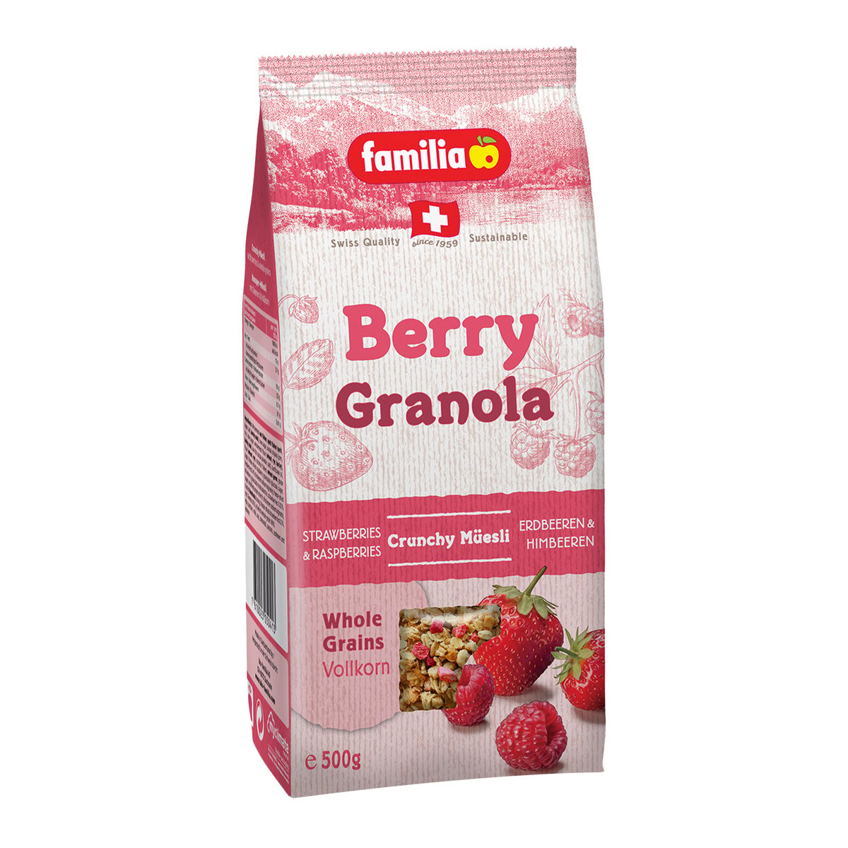 Familia Strawberries & Raspberries Crunchy Muesli 500 g