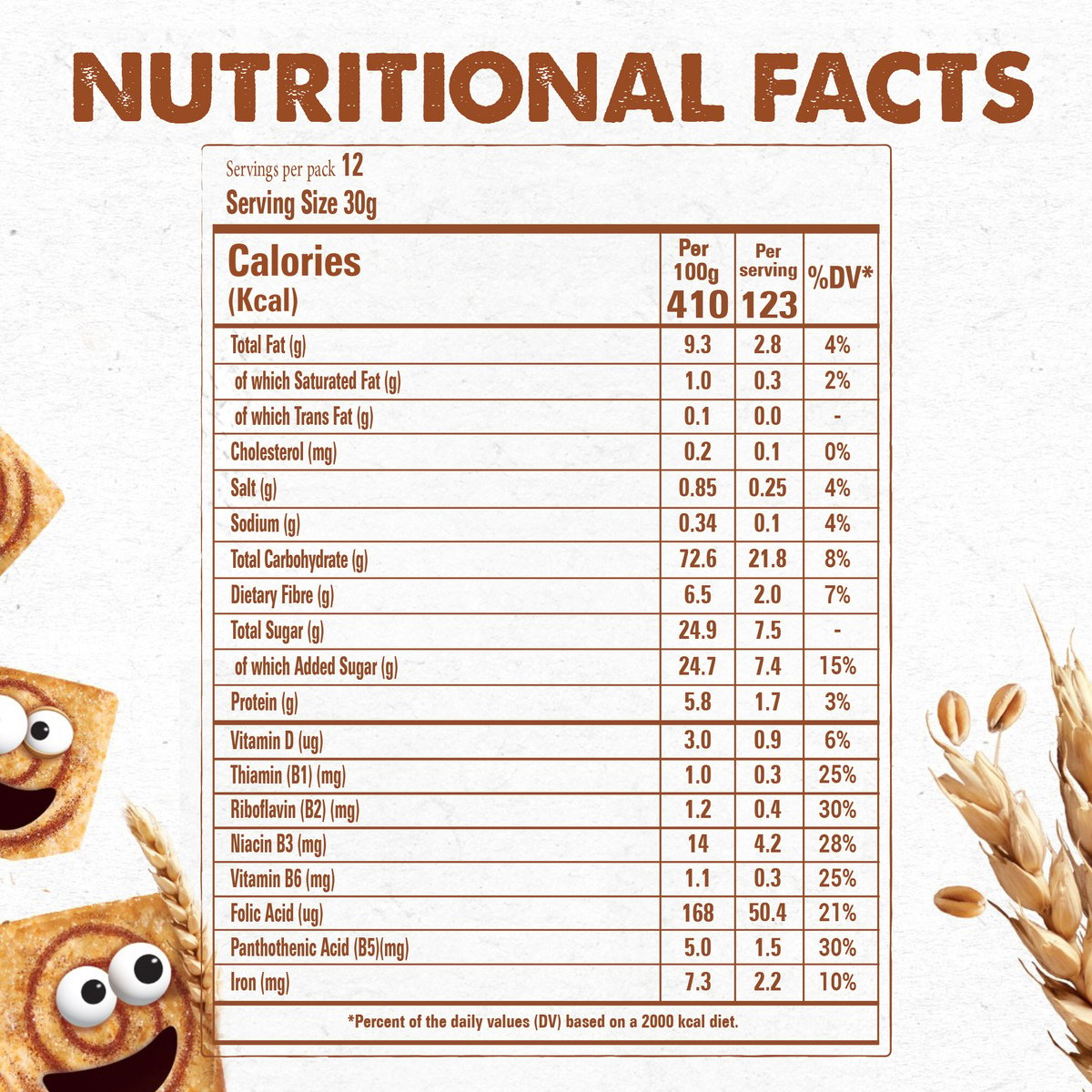 Nestle Cini Minis Cinnamon Breakfast Cereal 375 g