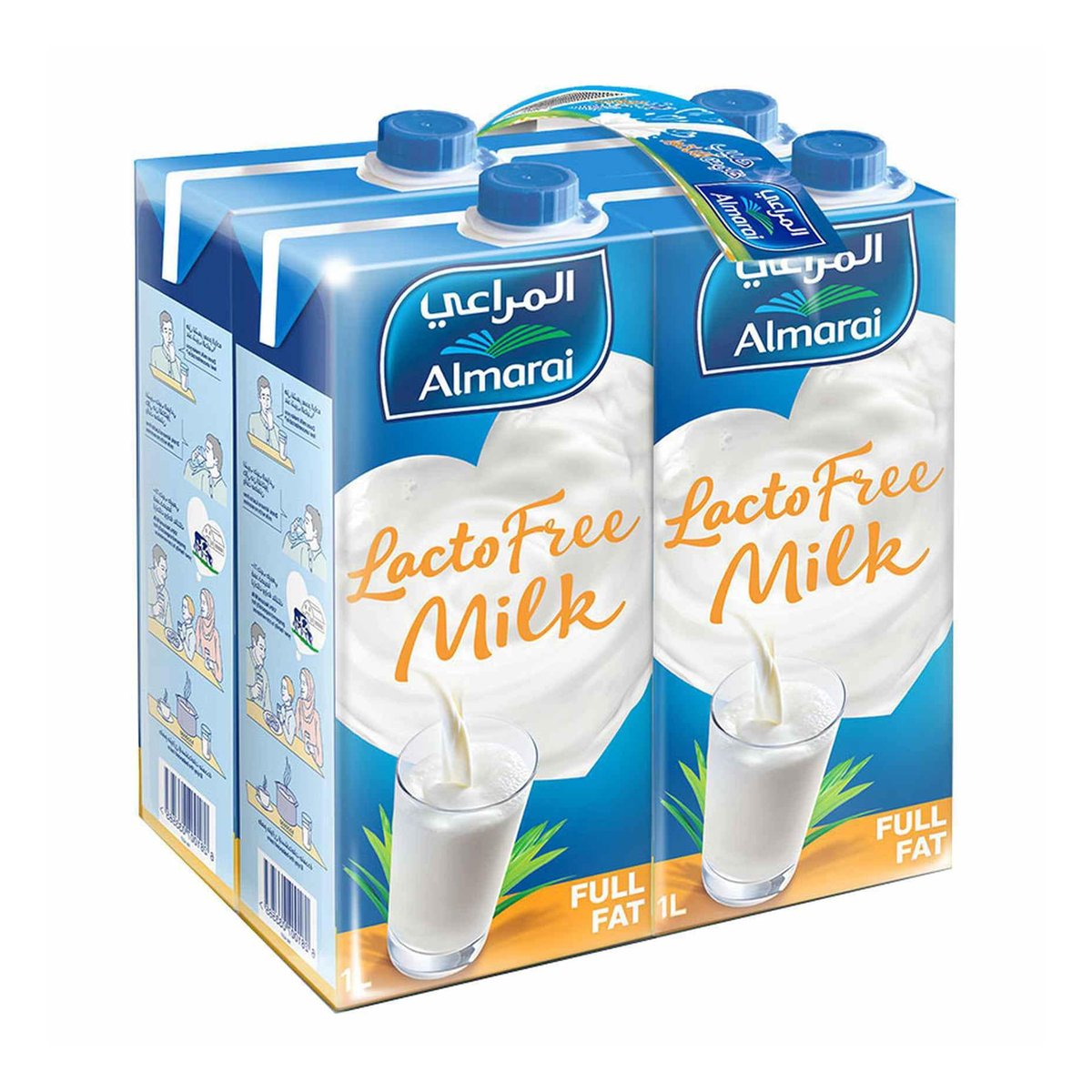 Almarai Lacto Free UHT Milk 4 x 1 Litre