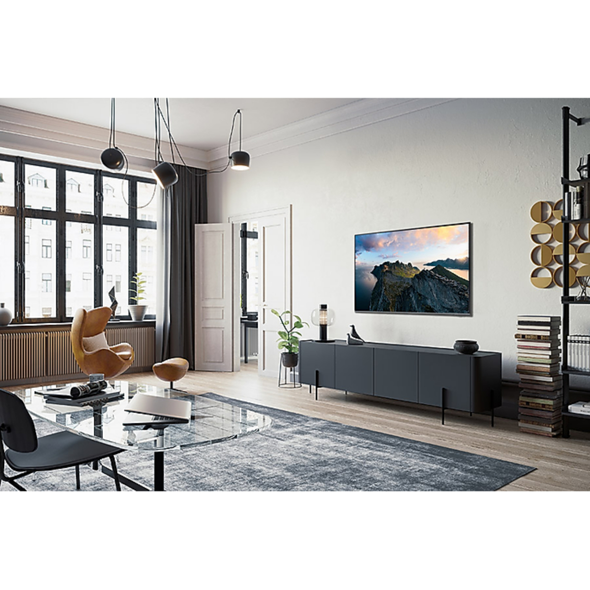 Samsung Q70D 75 inches 4K Smart QLED TV, Gray, QA75Q70DAUXZN