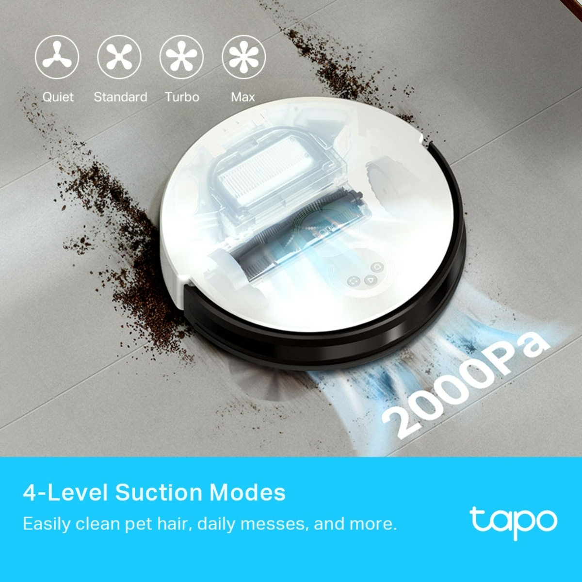 TP-Link Tapo Robot Vacuum and Mop, 2000 Pa, Tapo RV10