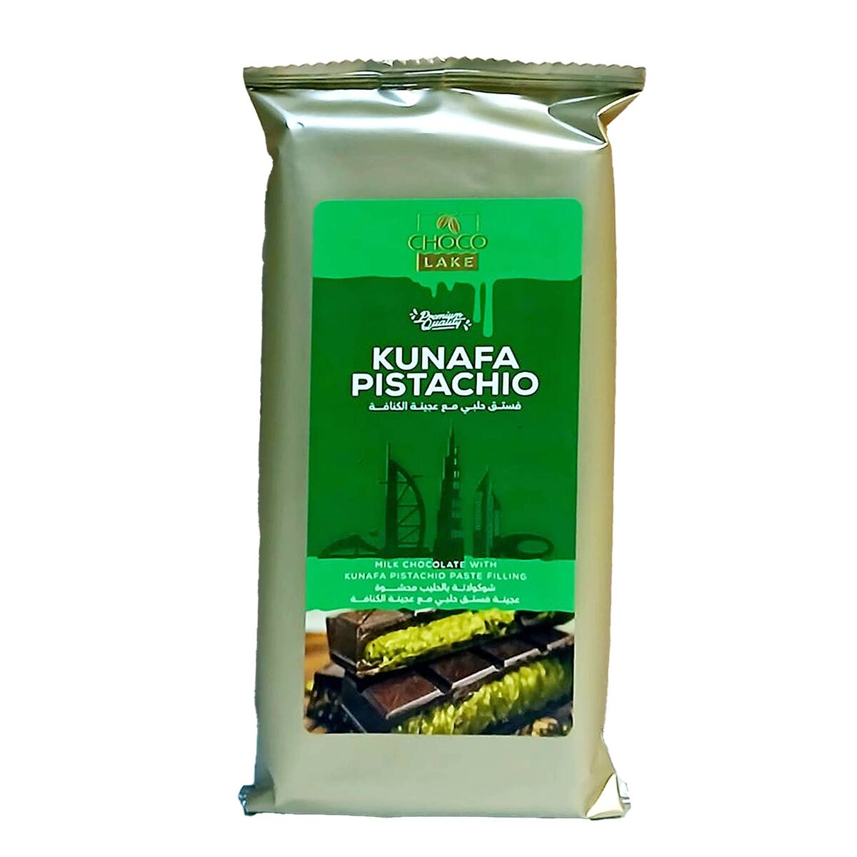 Choco Lake Kunafa Pistachio Milk Chocolate 190 g