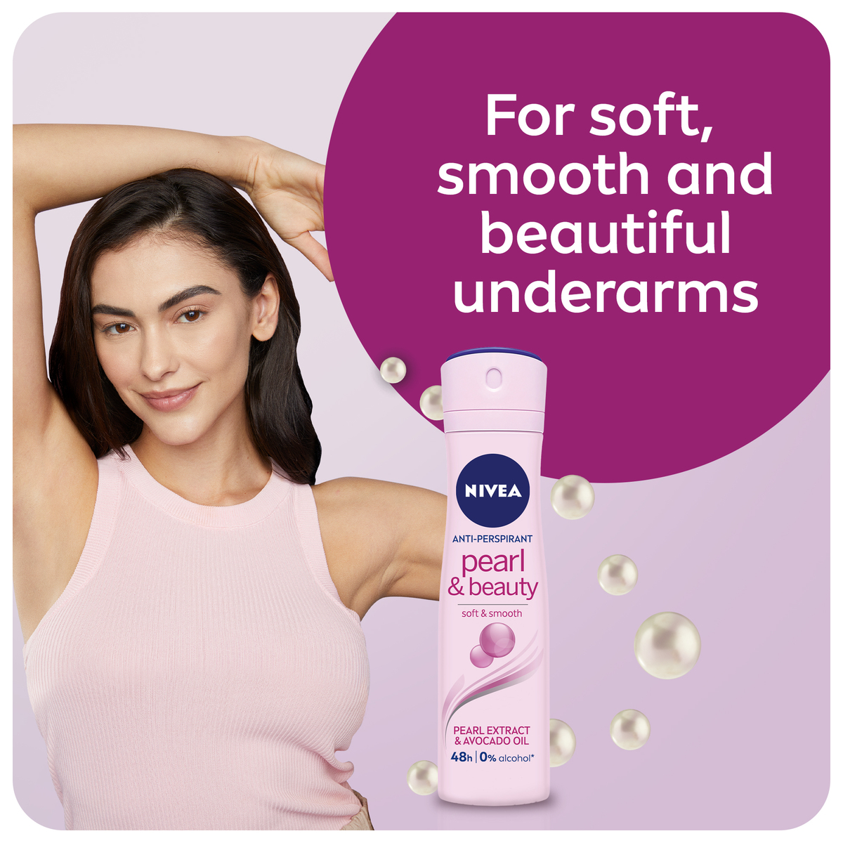 Nivea Antiperspirant Spray for Women Pearl & Beauty 150 ml