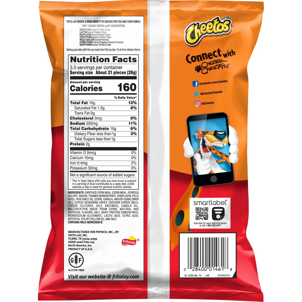 Cheetos Crunchy Cheese Flavored Snacks 99.2 g