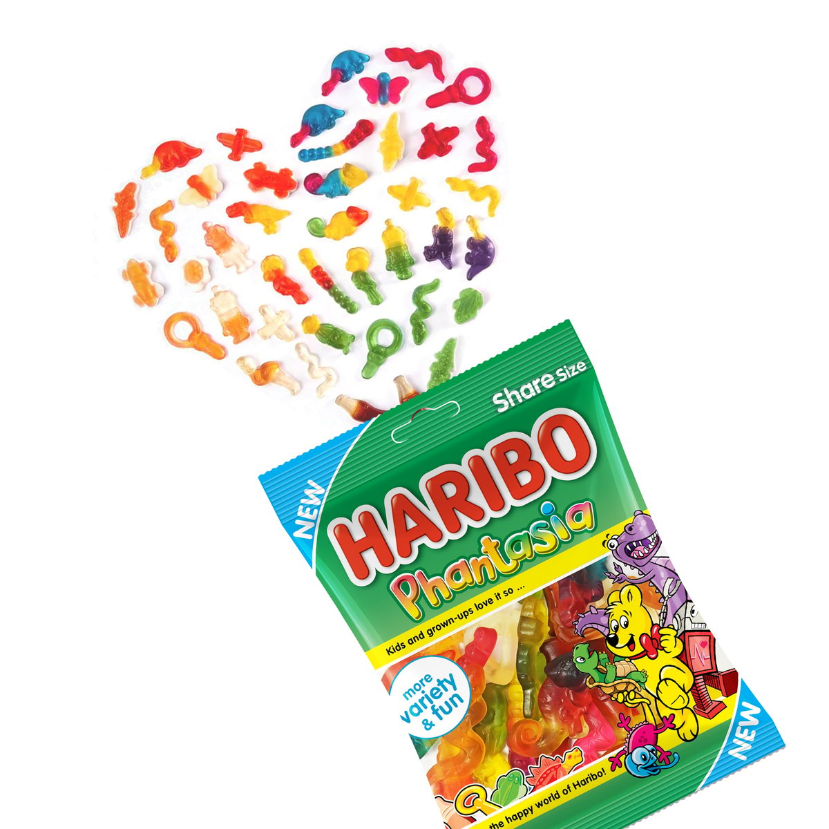 Haribo Phantasia Gummy Candy 80 g