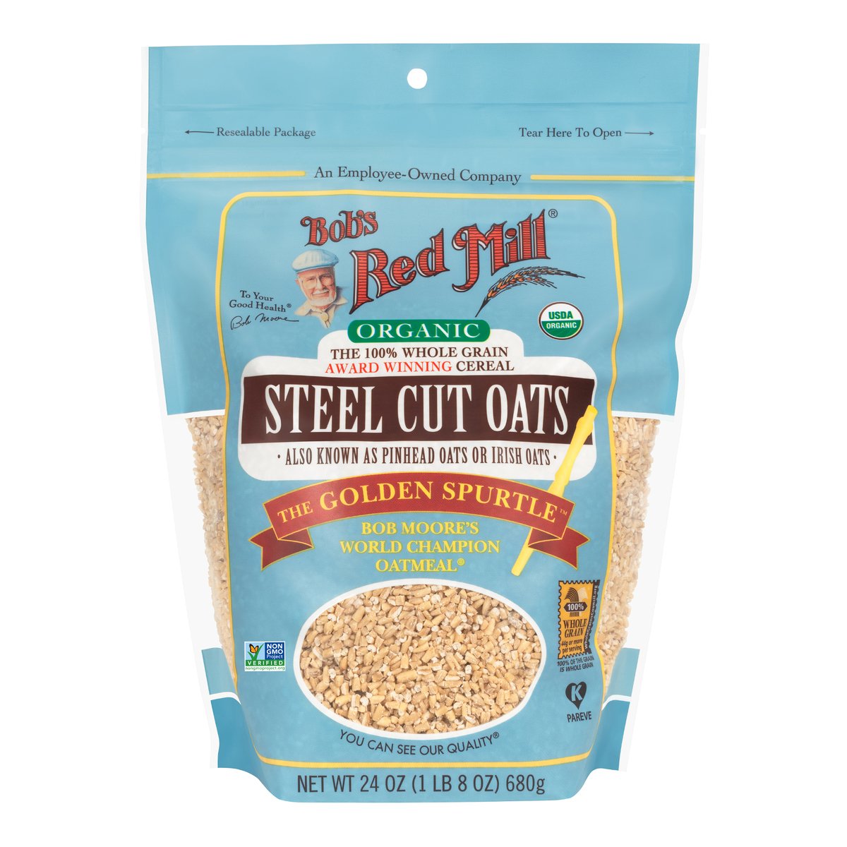 Bob's Red Mill Organic Steel Cut Oats 680 g