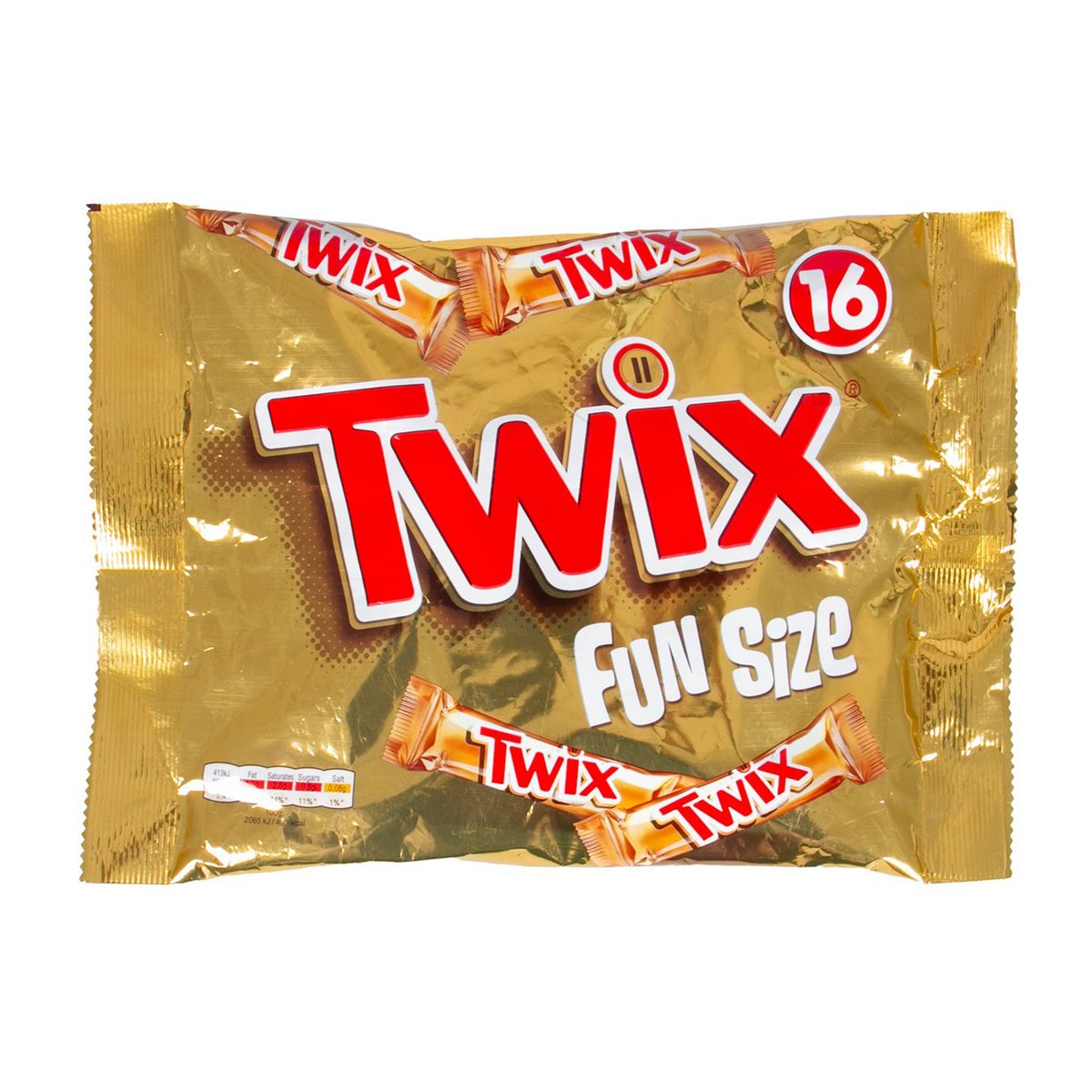 Twix Fun Size Chocolate 16 pcs 333 g