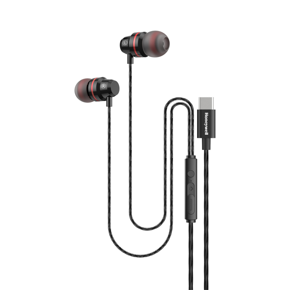 Honeywell Wired Earphones Suono P60 Black