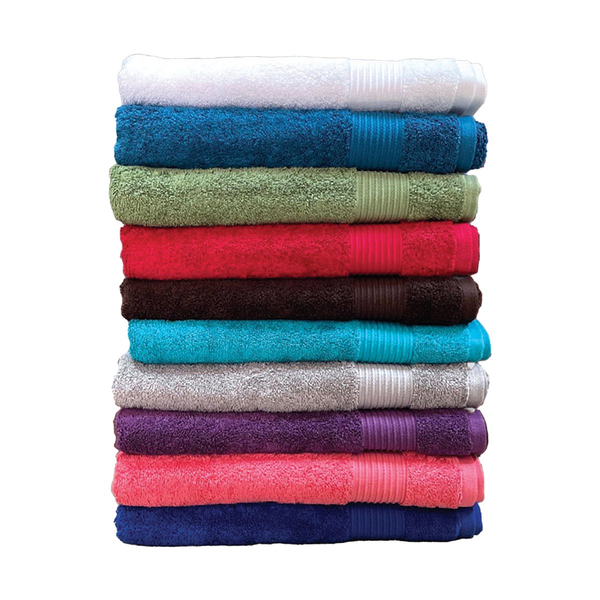 Red Berry Bath Towel 70x140cm Assorted per pc