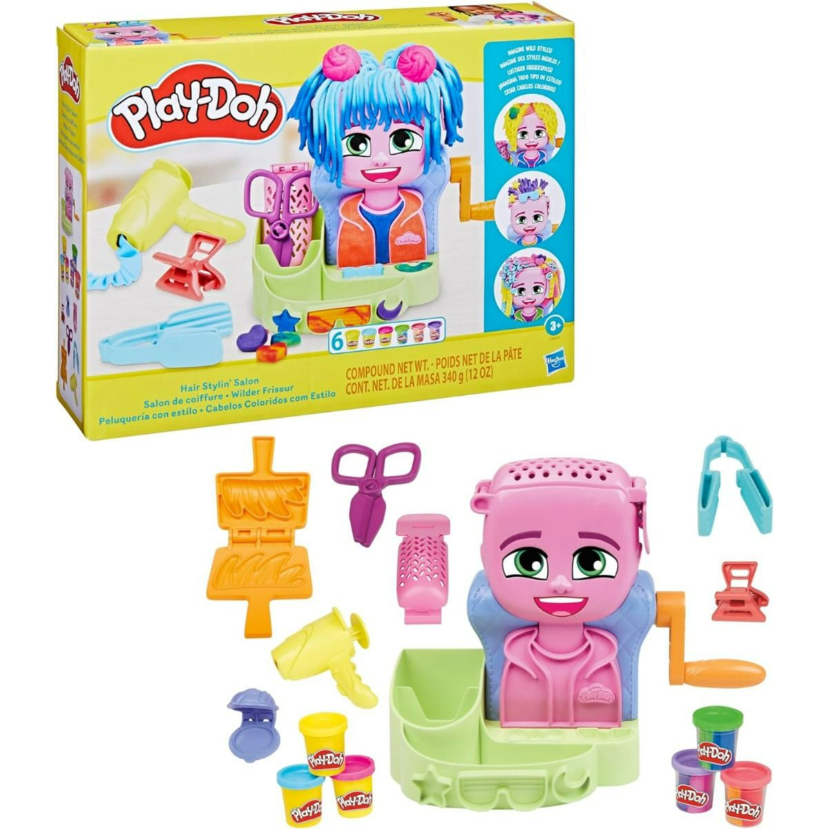 Play-Doh Hair Styling Salon Playset, F8807