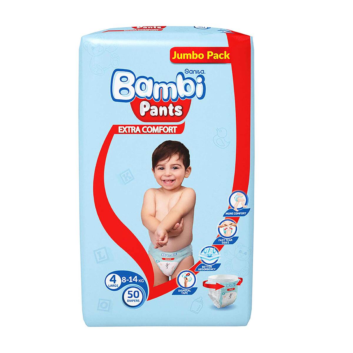 Pampers Active Baby Pants Size 5 Jp - 50's