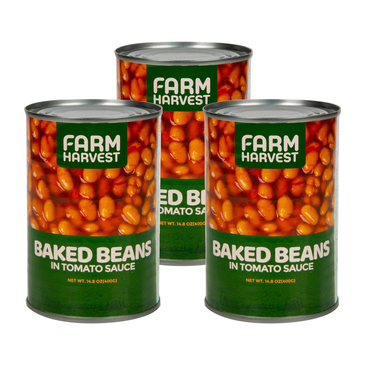 Farm Harvest Baked Beans In Tomato Sauce 3 x 400 g