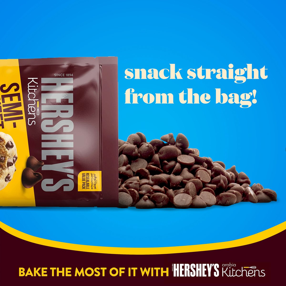 Hershey's Kitchens Semi-Sweet Chocolate Chips 200 g