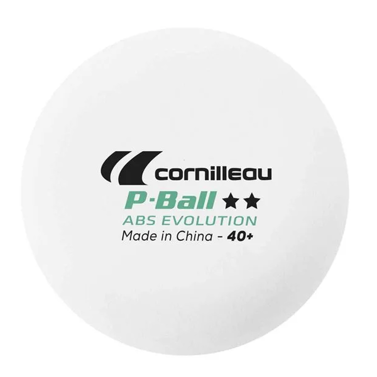 Cornilleau P-Ball Abs Evolution Balls, 2 Stars, 6 pcs, White, 501