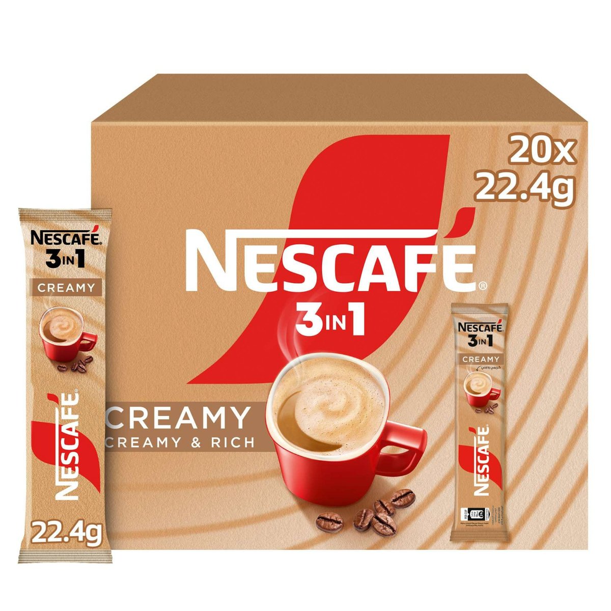 Nescafe 3in1 Creamy Latte 20 x 22.4 g