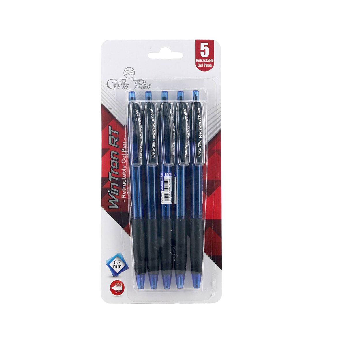 Win Plus Pen WintronGel 0.7mm Blue 5s